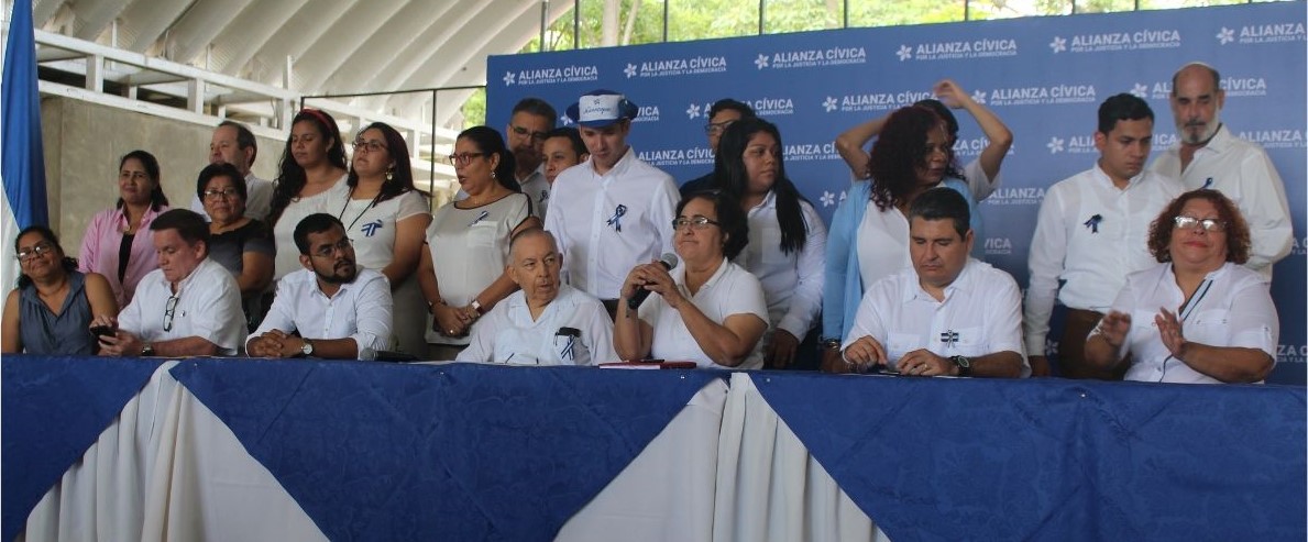 Conferencia de prensa Alianza Cívica