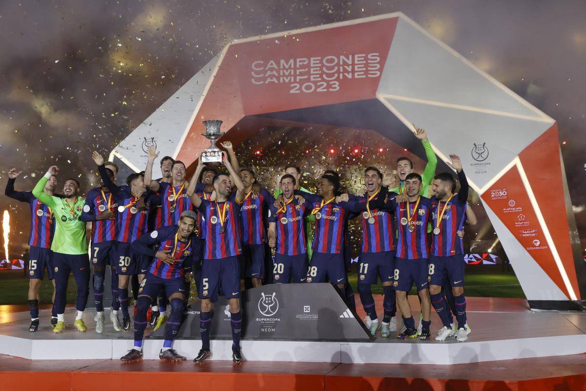 El Fútbol Club Barcelona se consagró con la Supercopa de España, luego de vencer en la final disputada en Arabia Saudita, al Real Madrid por marcador 3-1.