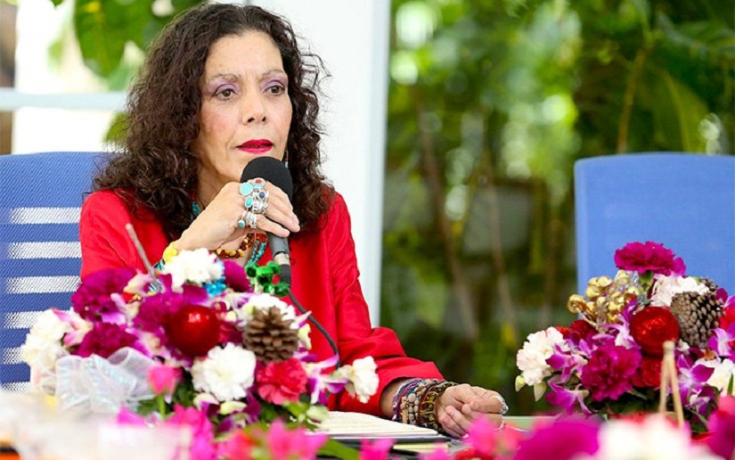 Rosario Murillo, vicepresidenta de Nicaragua, confirmó el primer caso de Coronavirus