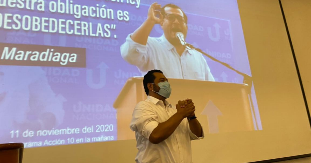 Félix Maradiaga proclamado como precandidato a la presidencia de Nicaragua