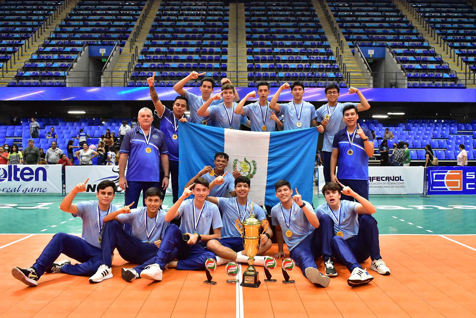 La selección de Guatemala obtuvo su octavo título en su historia en la décimo novena edición del Campeonato Centroamericano Sub21 de voleibol
