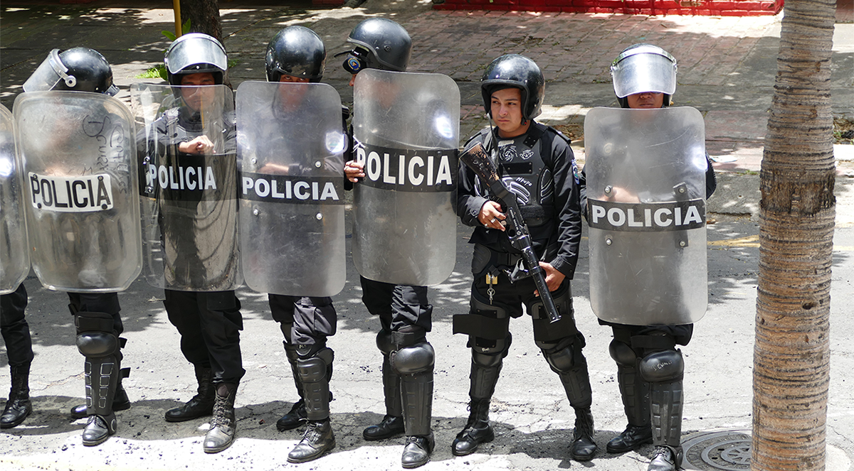 Policía en Nicaragua