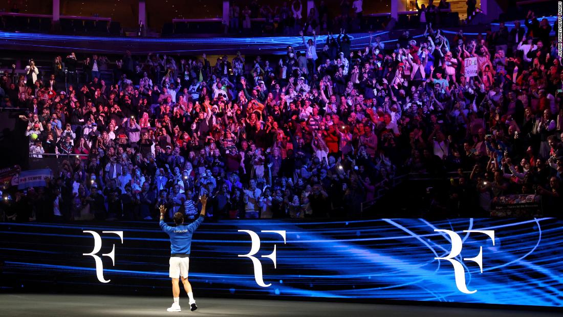 Roger Federer jugó su último partido como profesional en la Laver Cup junto a Rafael Nadal en dobles