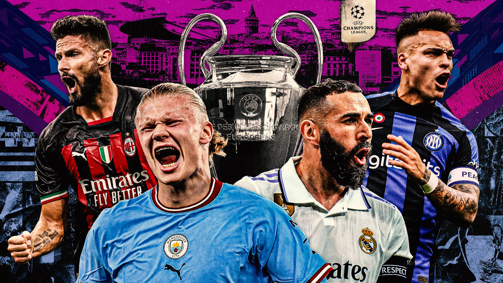 Las semifinales de la UEFA Champions League están confirmadas con cuatro equipos aún con vida. Real Madrid contra Manchester City, e Inter de Milán frente al AC Milan serán los dos duelos que confirmarán a los finalistas de la edición 2022/23 de la UEFA C