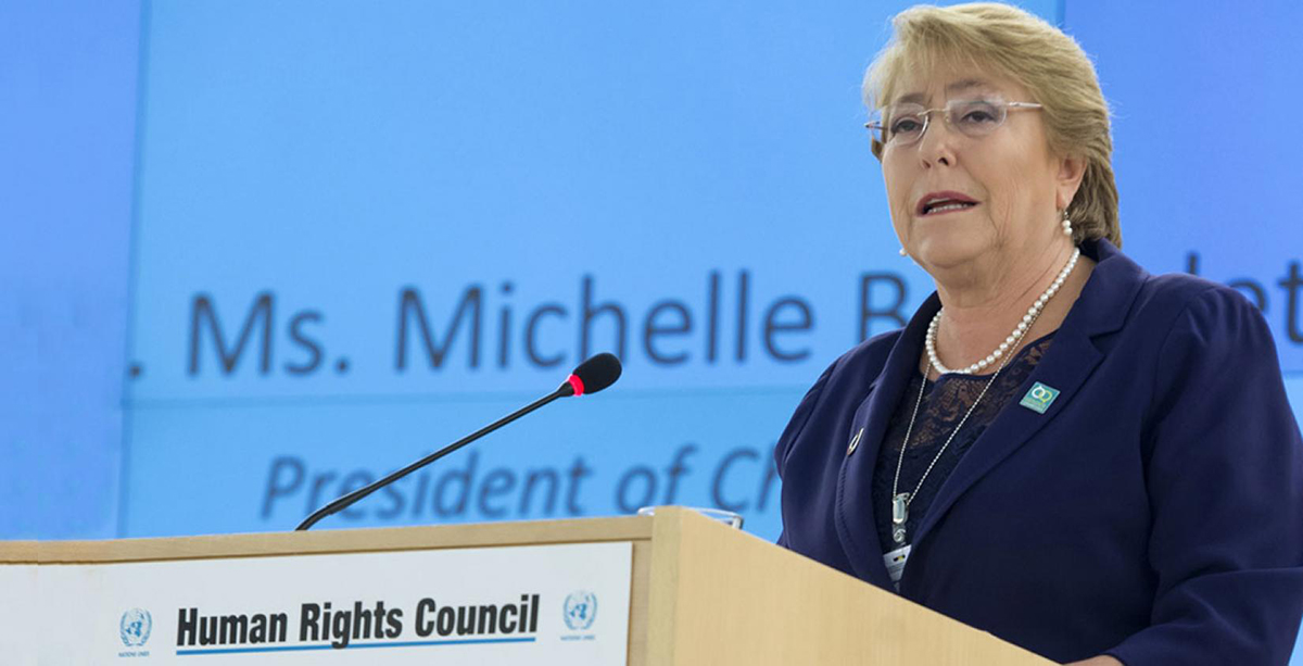 Michelle Bachelet, Alta Comisionada de las Naciones Unidas para los derechos humanos