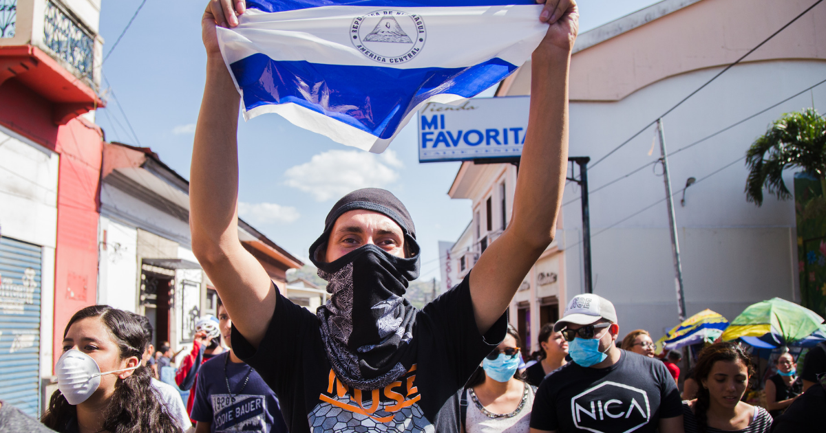 Banderas de la juventud de Nicaragua