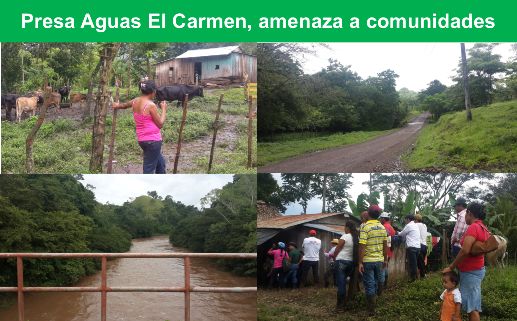 Presa Aguas El Carmen, amenaza comunidades 