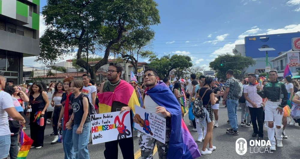 Las personas se reunieron en el Paseo Colón, recorrieron las calles de San José y finalizaron con un acto cultural en la Plaza de la Democracia.