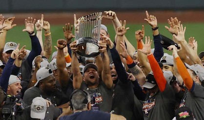 Los Astros de Houston son los campeones del baseball de las Grandes Ligas