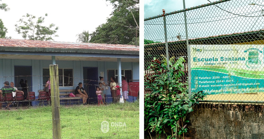 La invasión al refugio va de la mano con la demanda de necesidades como salud, educación. Las familias que se establecen en la ribera del río llevan a sus hijos e hijas a escuelas y centros de salud del lado costarricense