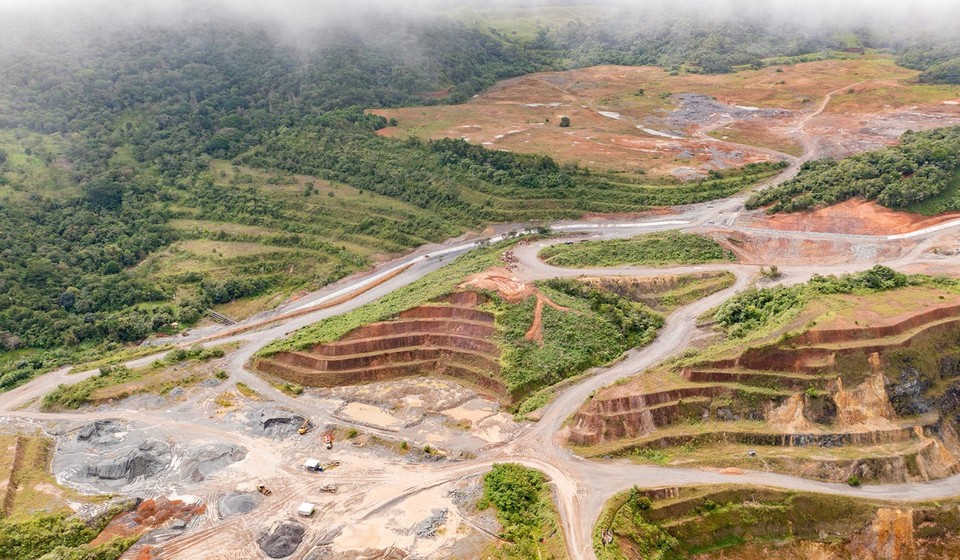 Mina La Libertad en Chontales, Nicaragua. Fotografía: Grupo Santa Fe