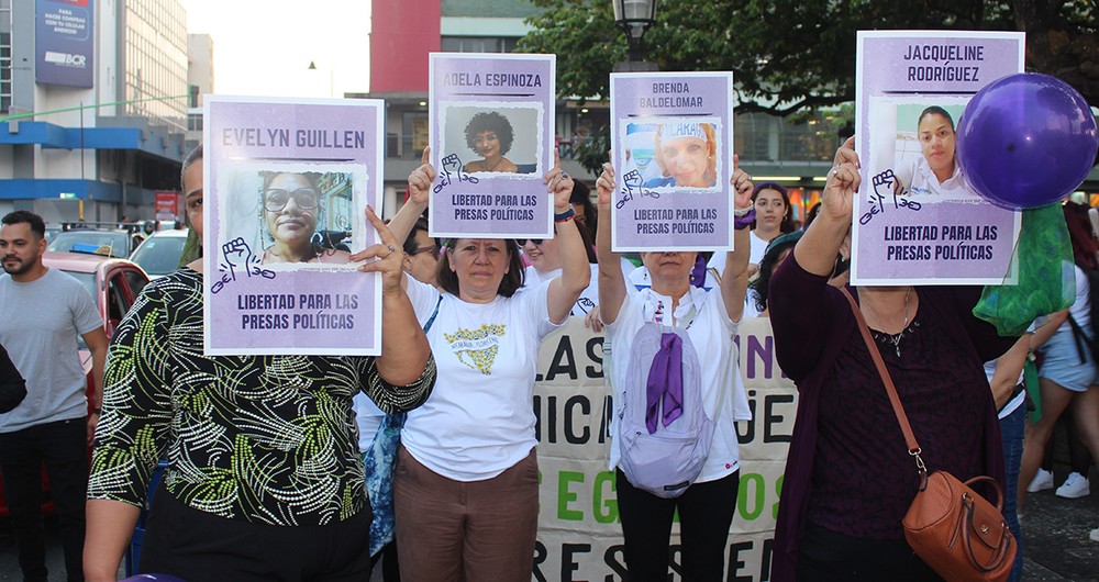 El régimen de Daniel Ortega y Rosario Murillo mantiene a 19 mujeres presas por razones políticas