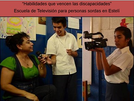 Escuela de Televisión para personas sordas en Estelí