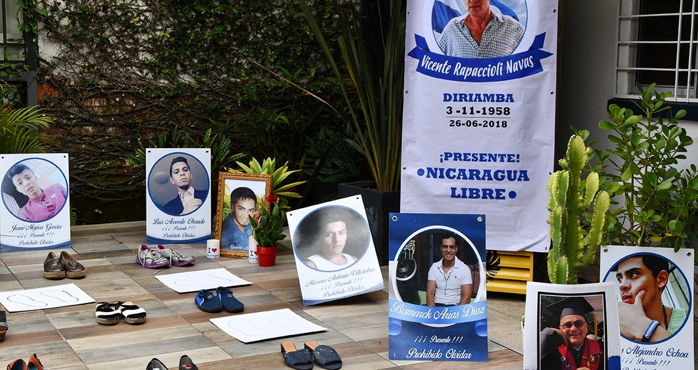 En 2018, la dictadura de Daniel Ortega asesinó a más de 350 personas. Prohibido olvidar.