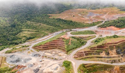 Mina La Libertad en Chontales, Nicaragua. Fotografía: Grupo Santa Fe