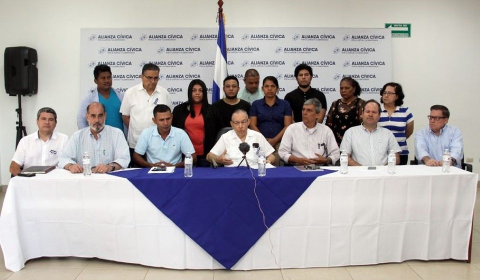  Alianza Cívica suspende su participación en el Comité Nacional de la Coalición Nacional