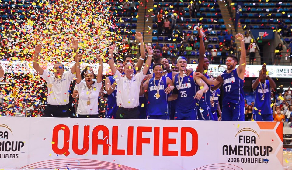  Nicaragua avanza a la segunda etapa del Pre-Clasificatorio a la FIBA AmeriCup 2025