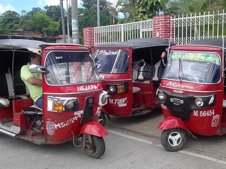 Mototaxis en Managua
